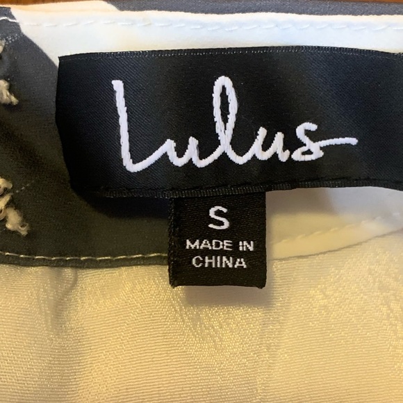 Lulu's Dress Small Black and White Plaid Mini Sleeveless - Picture 2 of 11